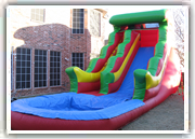 plano inflatable slide